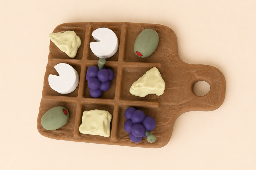 Charcuterie Tic Tac Toe