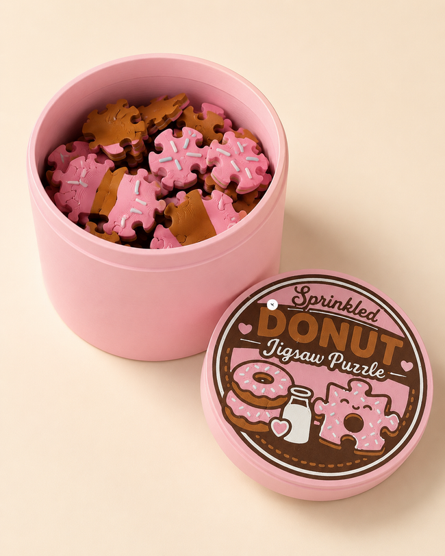 Donut Puzzle - Pink
