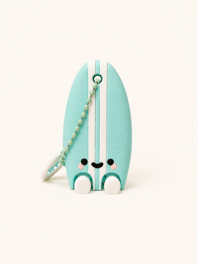 Surfboard Keychain