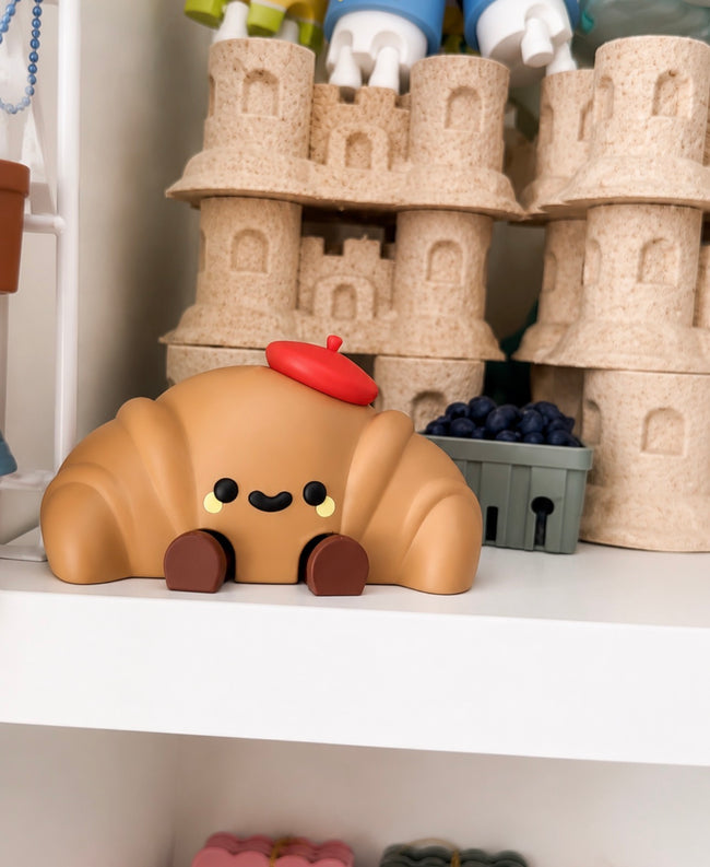 Croissant Figurine Keychain