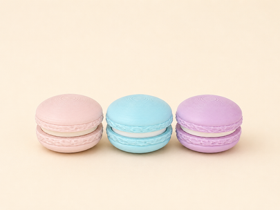 Macaron Clicker Keychain by lovely day studio