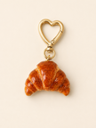 Croissant Charm Keychain