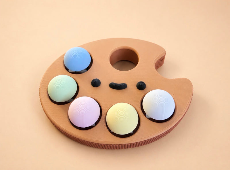 Paint Palette Clicker - Brown