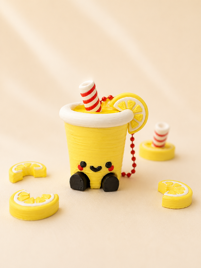 Lemonade Clicker Keychain