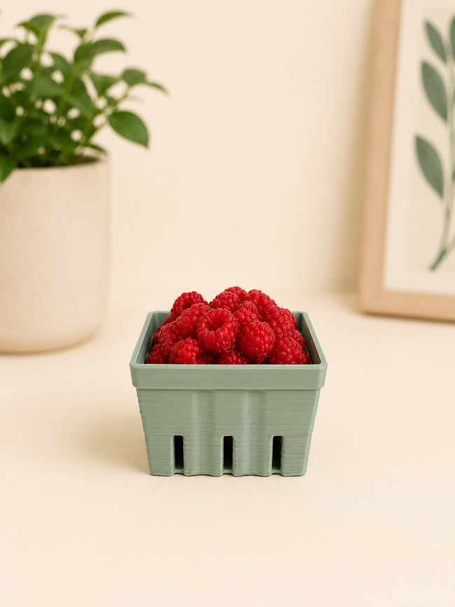 Raspberry Basket Clicker keychain