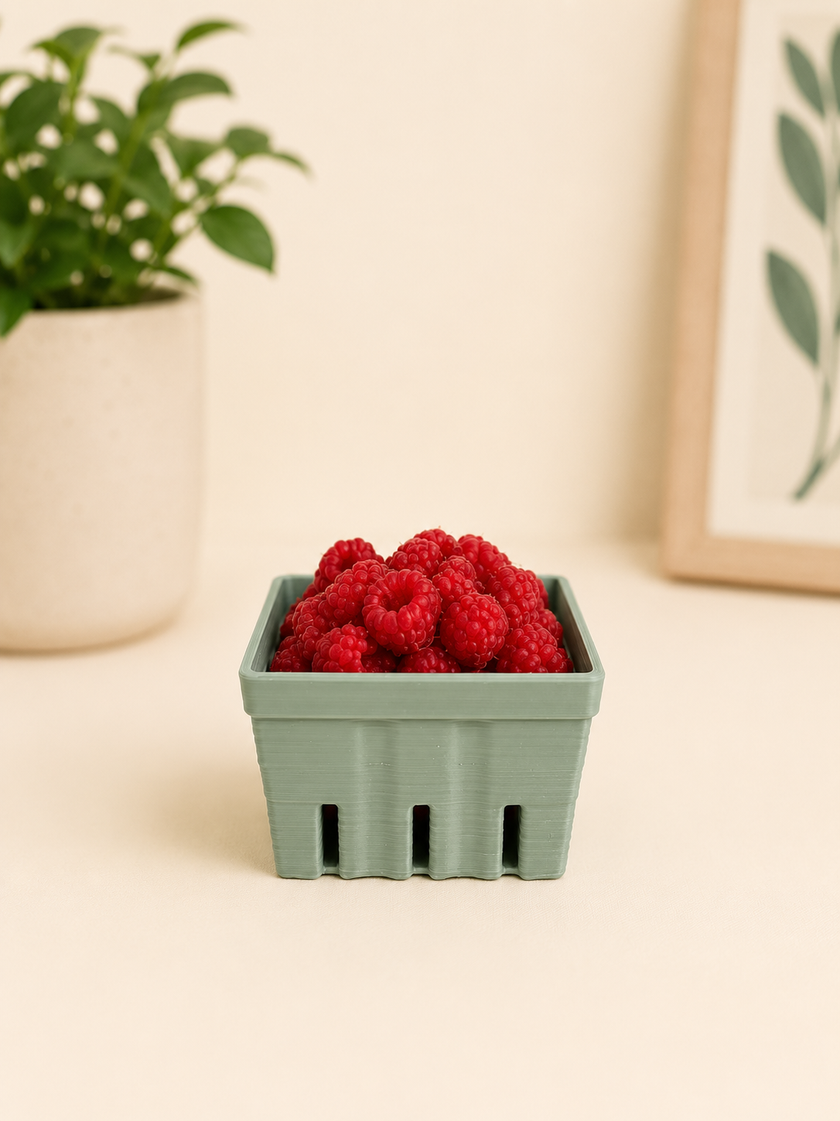 Raspberry Basket Clicker keychain