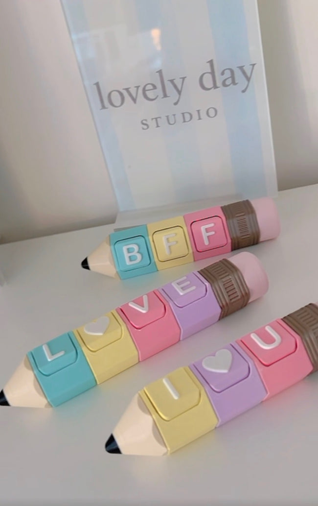 Pastel Clicker Pencil