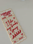 I Like My Books Spicy Bookmark by lovely day studio