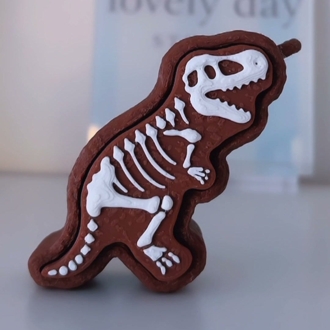 Dino Cookie Clicker photographed in lovely day studio