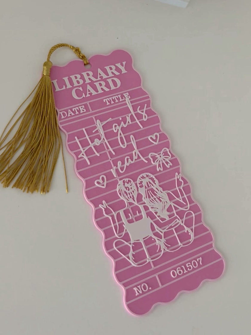 Hot Girls Read Bookmark Big by lovely day studio