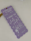 I have no Shelf Control Bookmark by lovely day studio